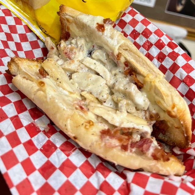 Chicken Bacon Ranch sand.